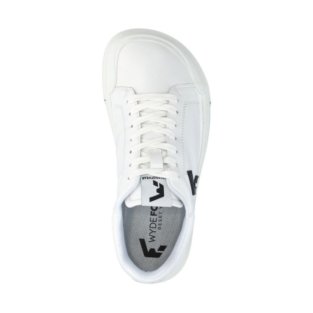 WYDE Footwear ARCUS White Sneakers Women’s 6.5 Comfort Wide Foot Shoes - Picture 3 of 15